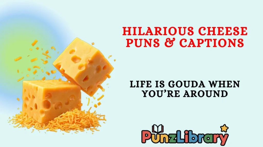 Hilarious Cheese Puns & Captions