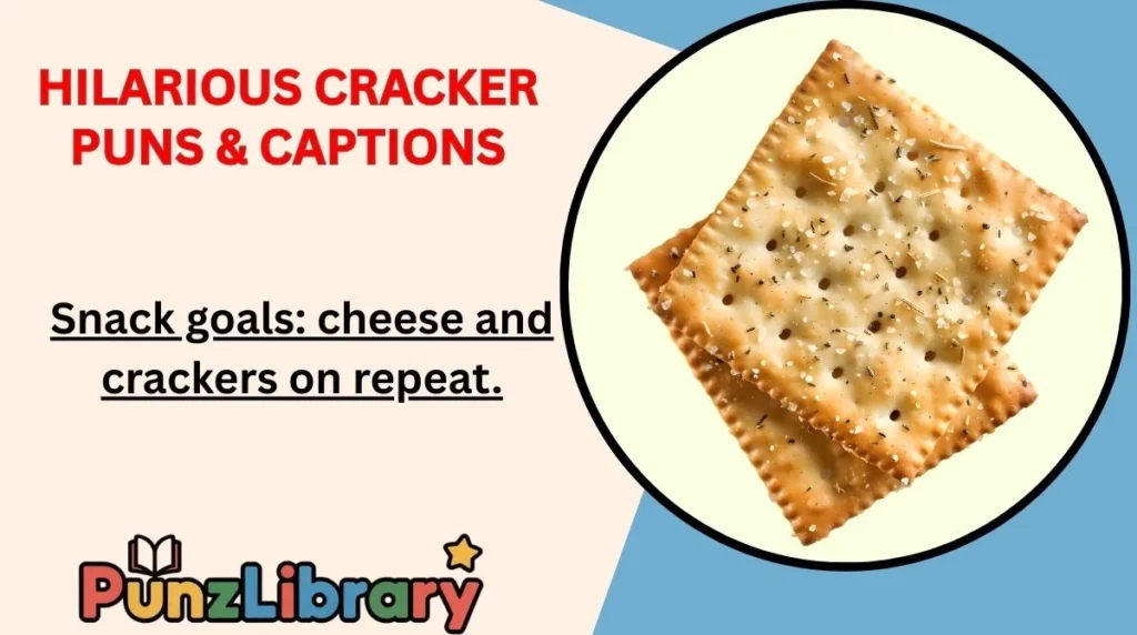 Hilarious Cracker Puns & Captions