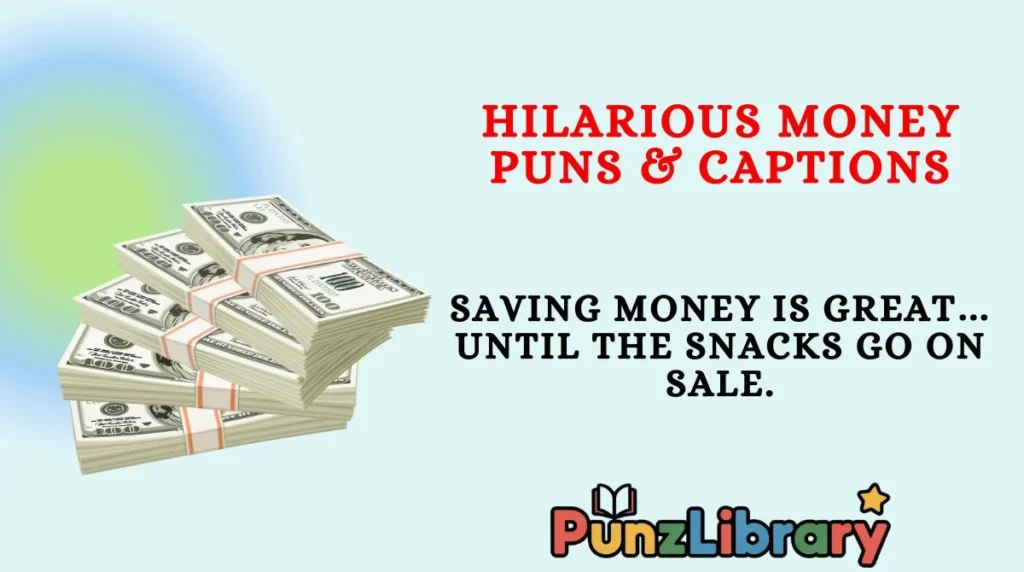 Hilarious Money Puns & Captions