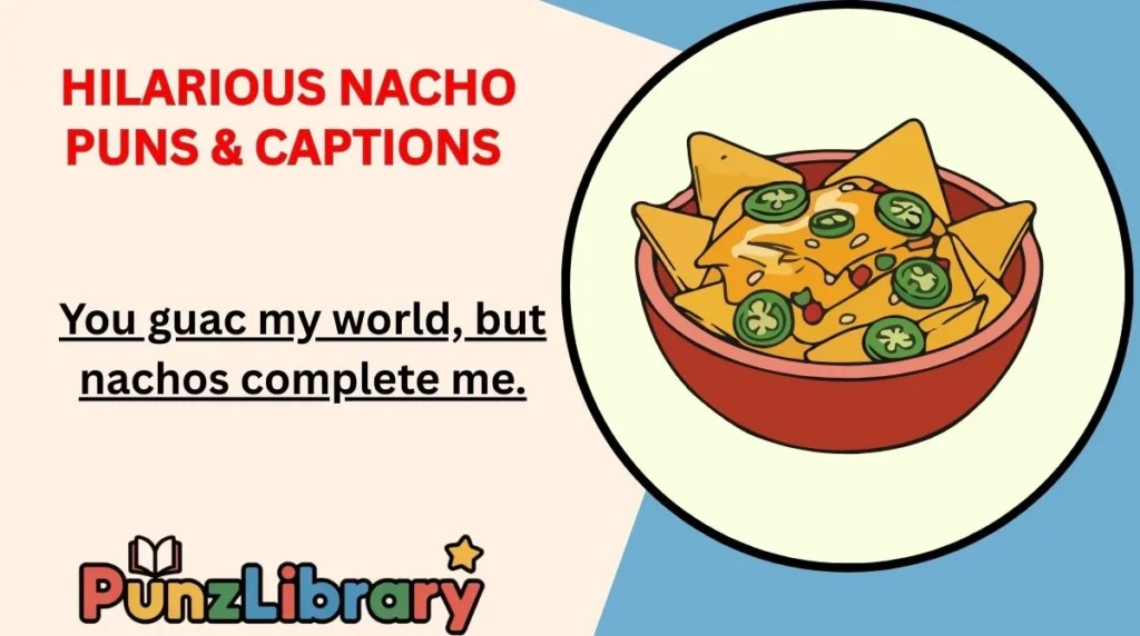 Hilarious Nacho Puns & Captions