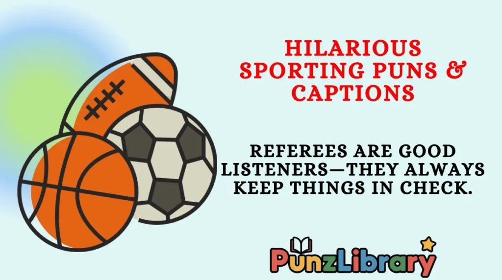 Hilarious Sporting Puns & Captions