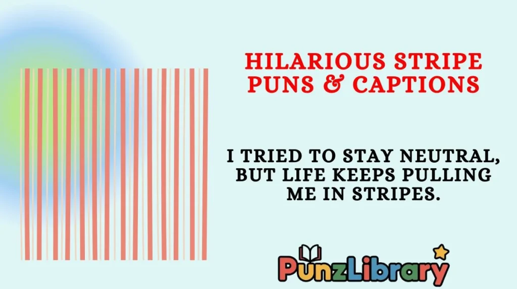 Hilarious Stripe Puns & Captions