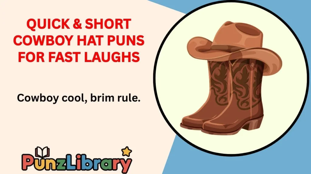 Quick & Short Cowboy Hat Puns for Fast Laughs