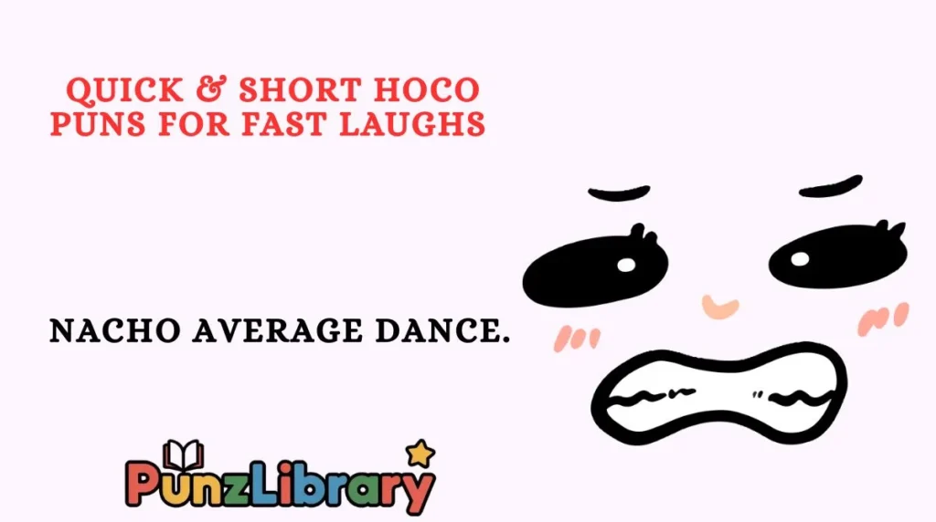 Quick & Short Hoco Puns for Fast Laughs