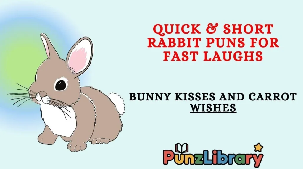 Quick & Short Rabbit Puns for Fast Laughs