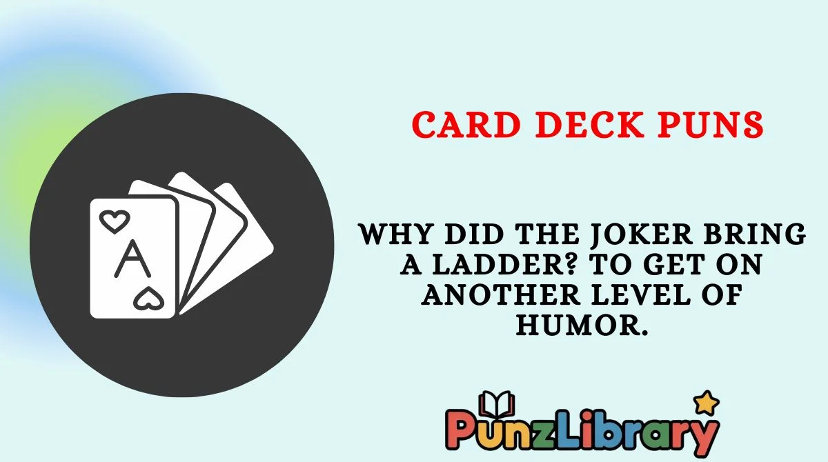 Card Deck Puns