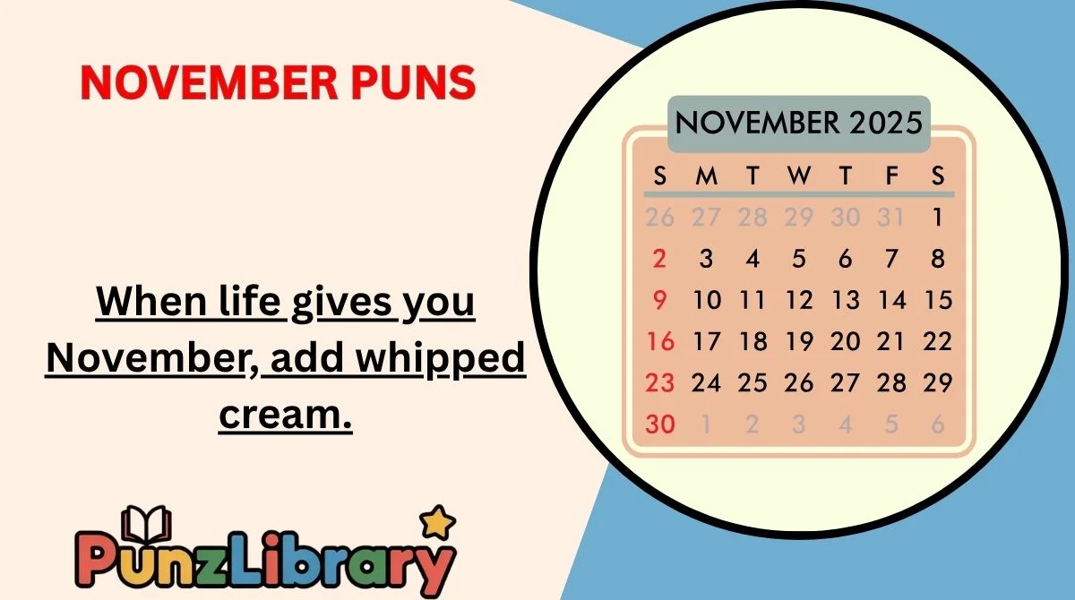 November Puns