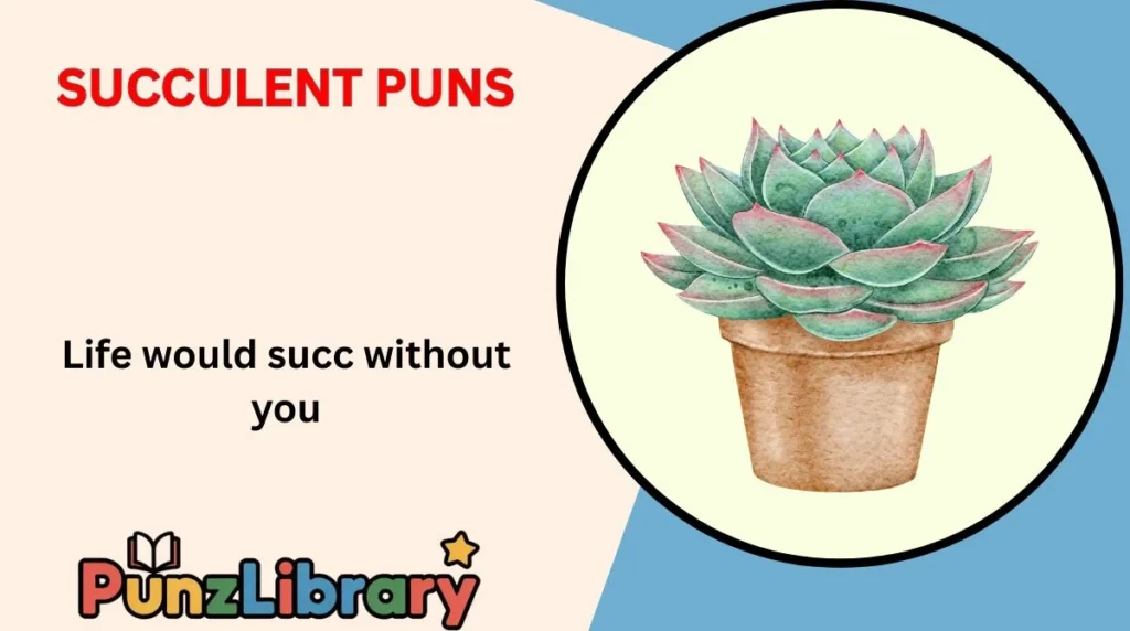 Succulent Puns