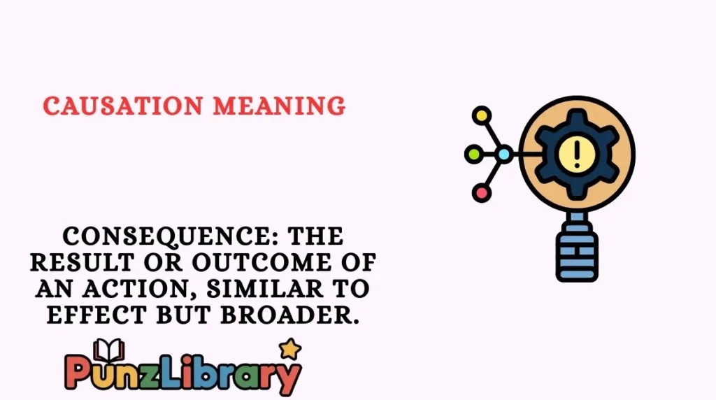 Causation Meaning