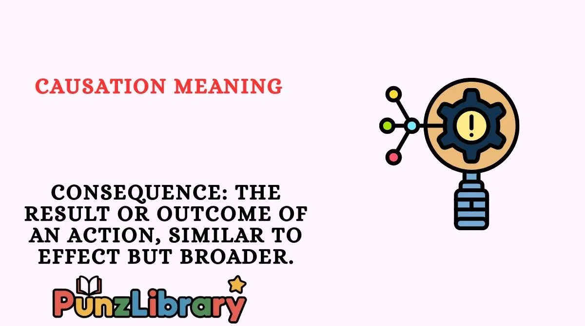 Causation Meaning