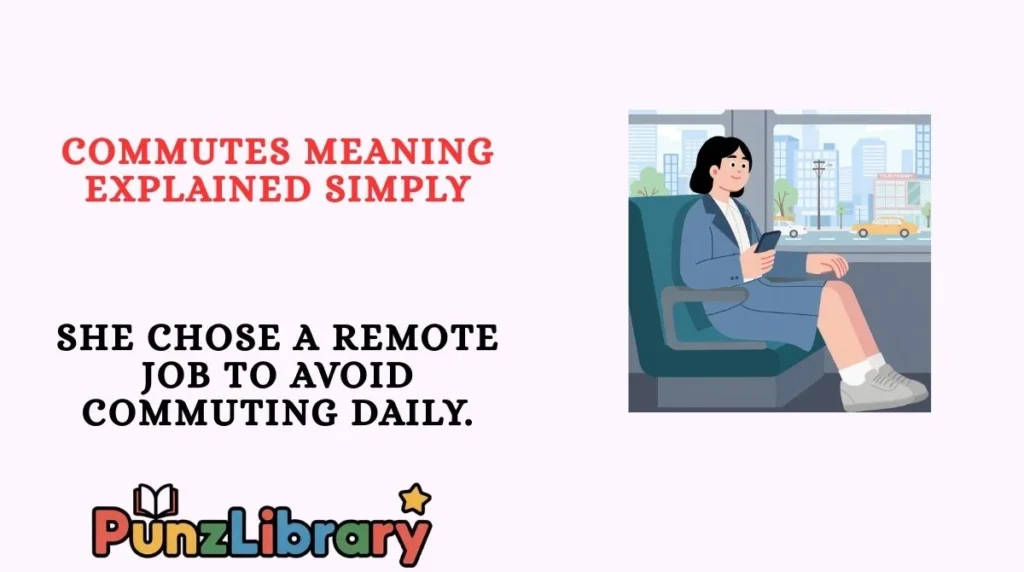 Commutes Meaning Explained Simply