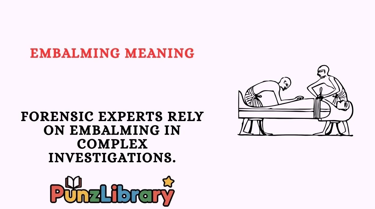 Embalming Meaning