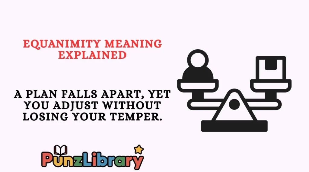 Equanimity Meaning Explained