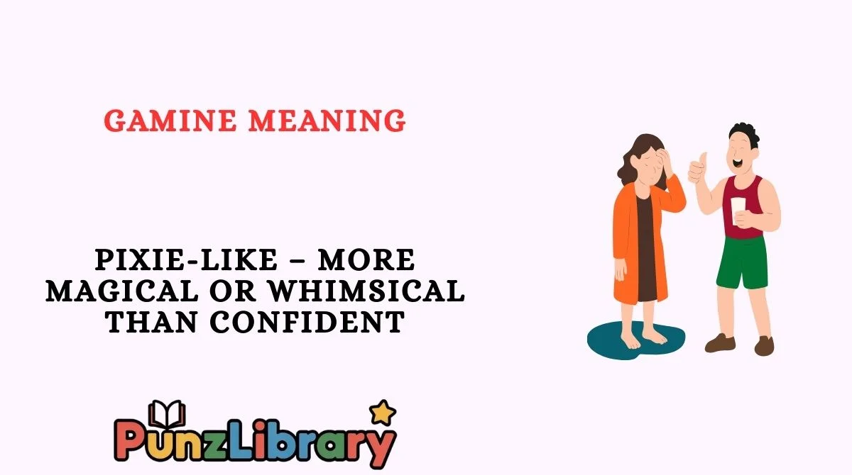 Gamine Meaning