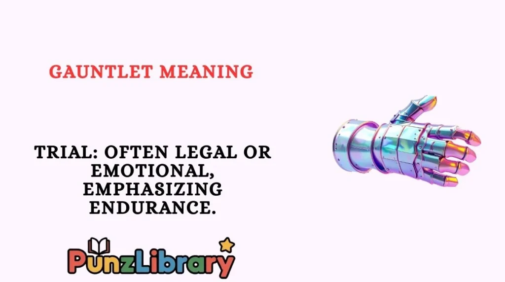 Gauntlet Meaning