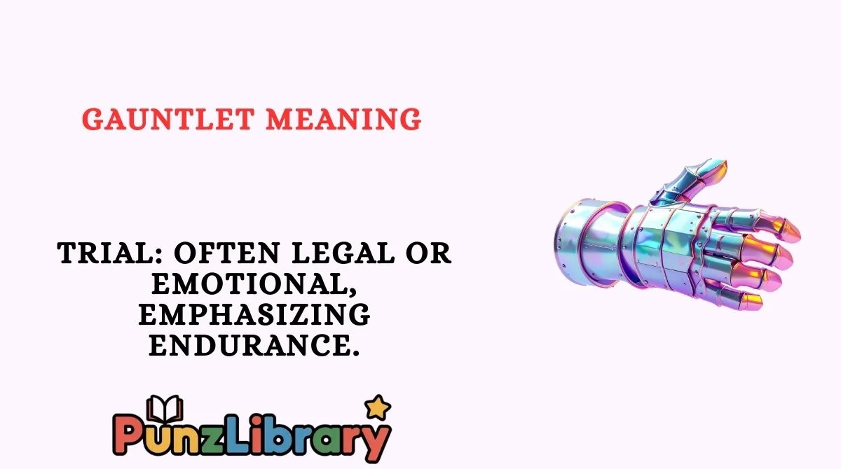 Gauntlet Meaning