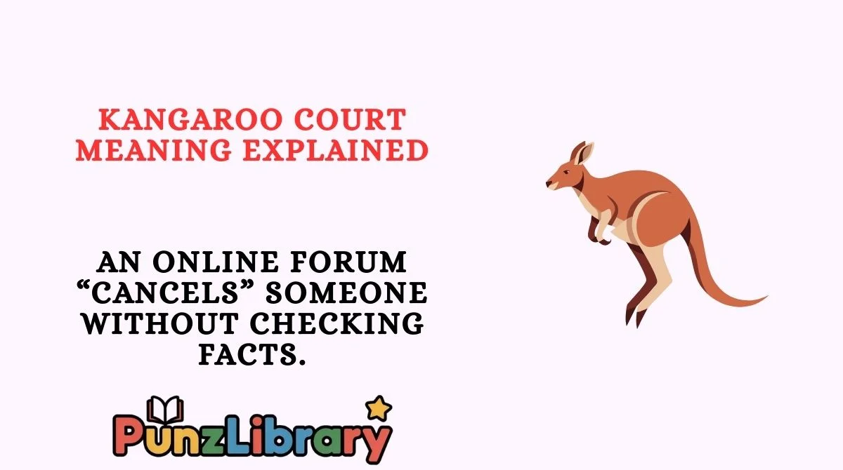 kangaroo-court-meaning-explained