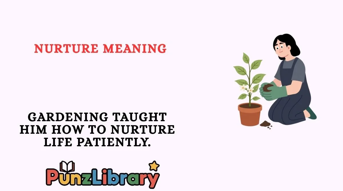 Nurture Meaning