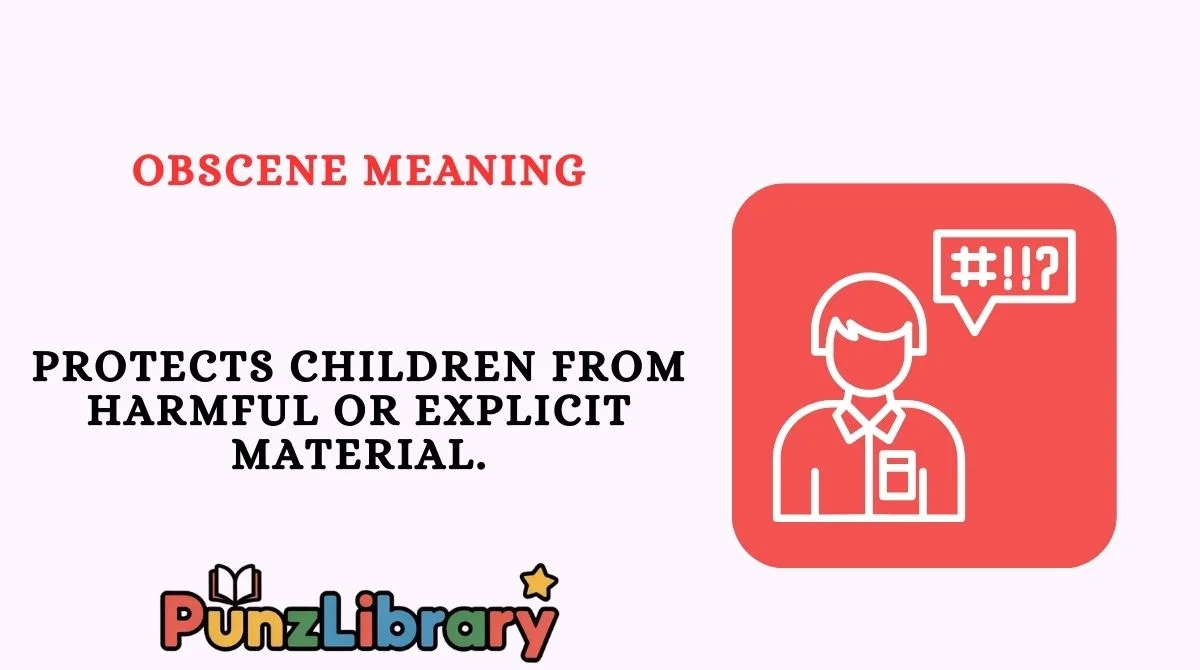 Obscene Meaning