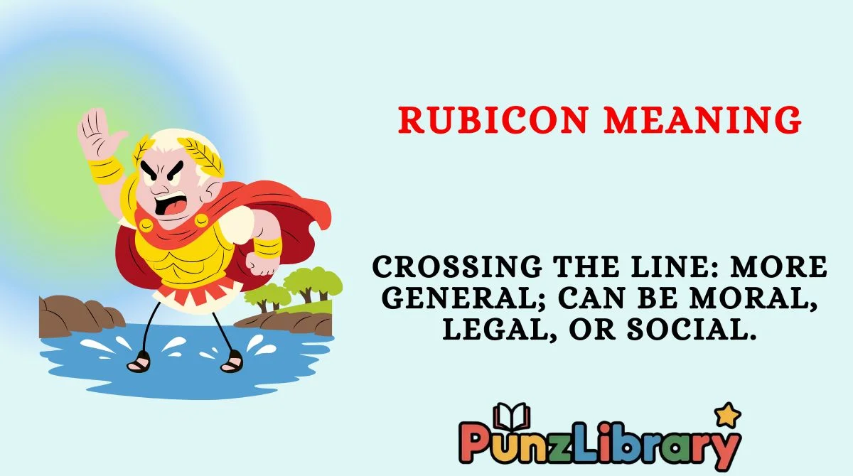 Rubicon Meaning