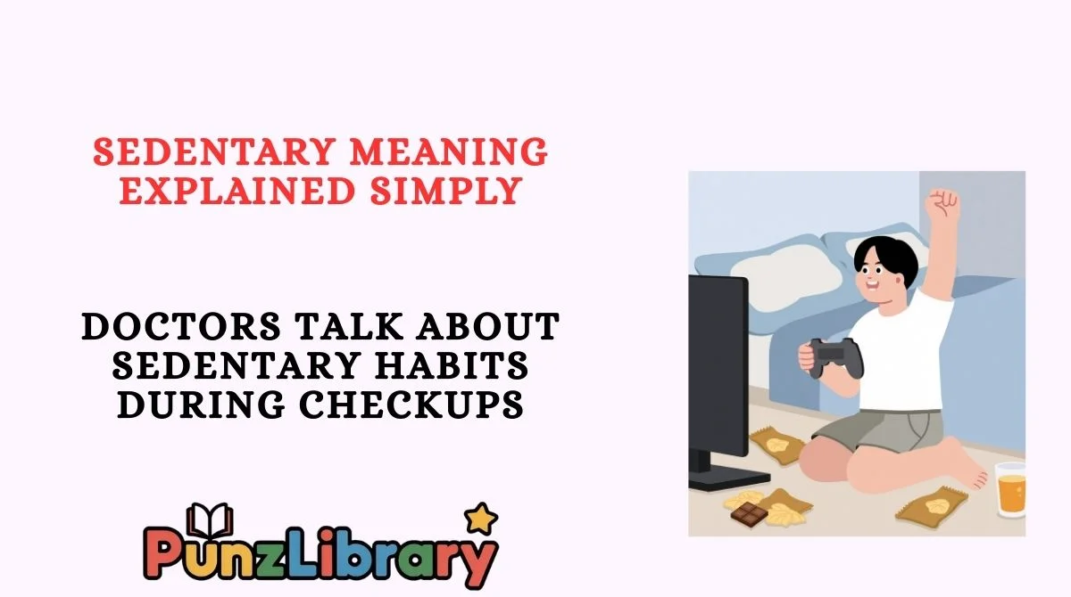 Sedentary Meaning Explained Simply