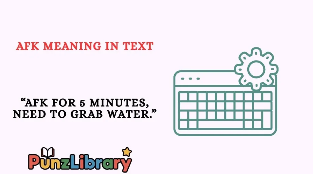 AFK Meaning in Text