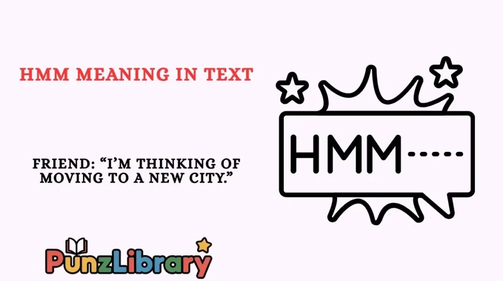Hmm Meaning in Text