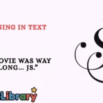 JS Meaning in Text