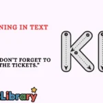 KK Meaning in Text