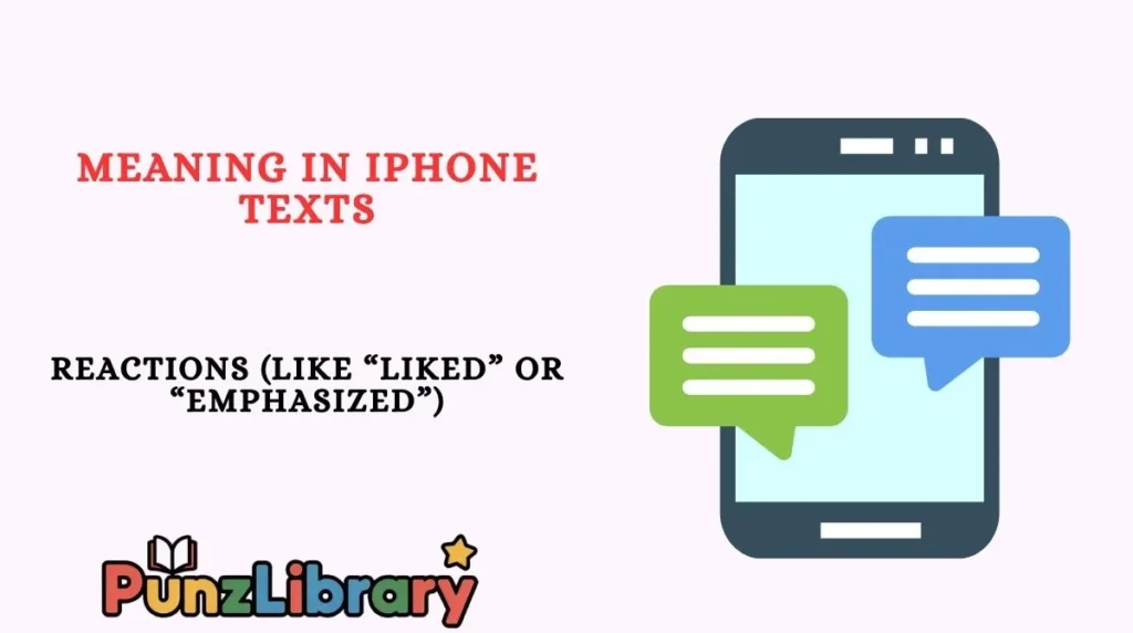 Meaning in iPhone Texts